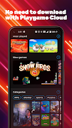 Playgame Cloud Cartaz