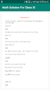 Math Solution For Grade XI capture d'écran 3