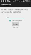 RNA Codons скриншот 4