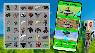 Morph & Mobs Mod For Minecraft スクリーンショット 2