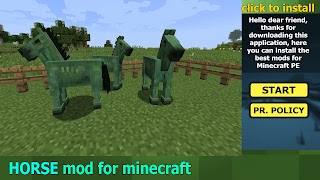 Horse Mod For MCPE screenshot 1