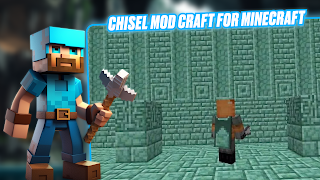 Chisel Mod Craft for Minecraft Poster