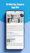A9 Mini Spy Camera App Hint screenshot 3