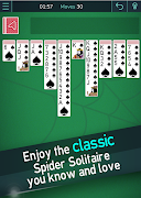 Classic Spider Solitaire скриншот 2