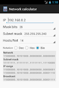 Network calculator Ekran Görüntüsü 2