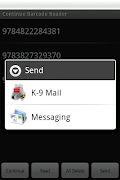 5 Schermata Continue Barcode Reader