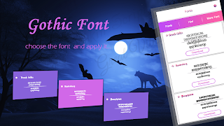 Gothic Free Font Style screenshot 1
