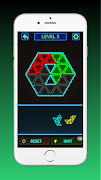 Glow Block: Triangle Puzzle скриншот 2