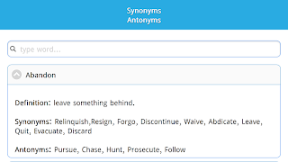 English Synonym Antonym screenshot 4