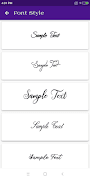Font Style اسکرین شاٹ 3