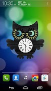 Owl Clock Widget स्क्रीनशॉट 1