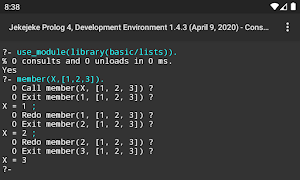 Jekejeke Prolog Environment ภาพหน้าจอ 1