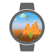 T. Rex Runner Game for Smartwatch ⌚ स्क्रीनशॉट 4