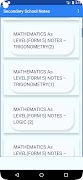 Secondary School Notes screenshot 5