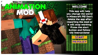 Player Animation Mod for MCPE تصوير الشاشة 6