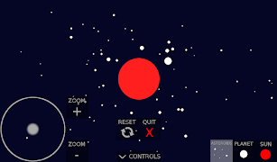 Gravity Simulator 스크린샷 1