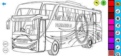 Bus Coloring Pages imagem de tela 4
