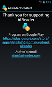 AlReader Donate 3 Affiche