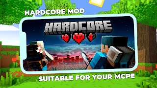 Hardcore Mod for Minecraft скриншот 1