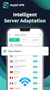 Rapid VPN - 安全でセキュアなプロキシ スクリーンショット 3