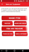 DnD 5e Database ภาพหน้าจอ 2