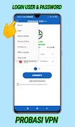 برنامه‌نما PROBASI VPN عکس از صفحه