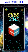 Cube 2345 الملصق