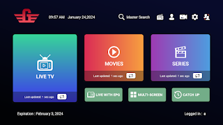 برنامه‌نما G Stream Cable عکس از صفحه