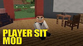 Sit Player Mod for Minecraft imagem de tela 3