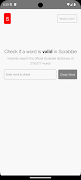 Scrabble Checker App Affiche