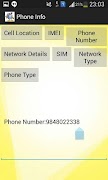 Phone Info capture d'écran 3