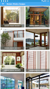 Moderne Fenster-Designs Plakat