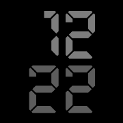 برنامه‌نما Big numbers watch face عکس از صفحه
