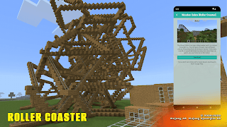 برنامه‌نما roller coaster for minecraft عکس از صفحه