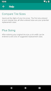 Tire Calculator Deluxe syot layar 2
