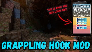 Grappling Hook Mod Minecraft Ekran Görüntüsü 1