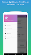 برنامه‌نما Temp SMS - Temporary Numbers عکس از صفحه