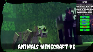 Poster Animals Mod for Minecraft PE