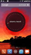 Classic Ubuntu Clock Widget poster