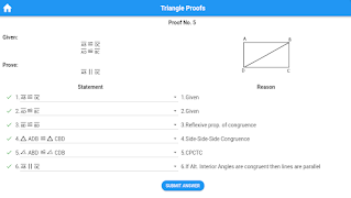 Geometry Proofs Practice 스크린샷 6