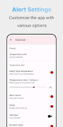 Battery Temperature Alert ภาพหน้าจอ 2