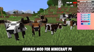 Animals Zoo Mod for Minecraft poster