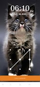 Kitty Pattern Lock Screen screenshot 3