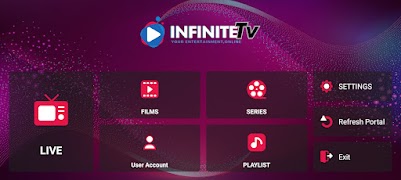 Infinite TV captura de pantalla 1