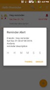 برنامه‌نما Hello Reminder عکس از صفحه
