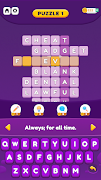 Words Cross Plakat