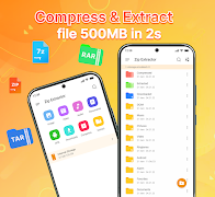 Zip Extractor & Compressor পোস্টার