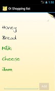 OI Shopping list Screenshot 1
