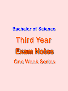 BSc Third Year Exam Notes - One Week Series โปสเตอร์