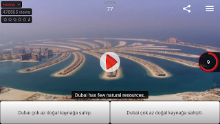 برنامه‌نما Voscreen - Learn English with  عکس از صفحه